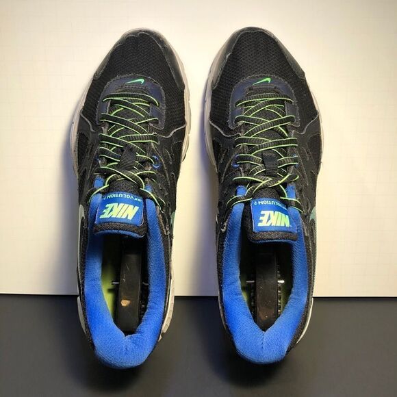 Womens NIKE Revolution 2 Black Running Shoes / Size 9 - Picture 6 of 9